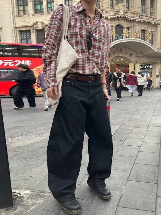 RT No. 19522 RED PLAID SHIRT