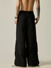 RT No. 11649 PARACHUTE DRAPE WIDE STRAIGHT PANTS