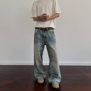 RT No. 40824 WHISKER WASH DENIM JEANS