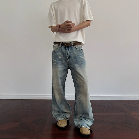 RT No. 40824 WHISKER WASH DENIM JEANS