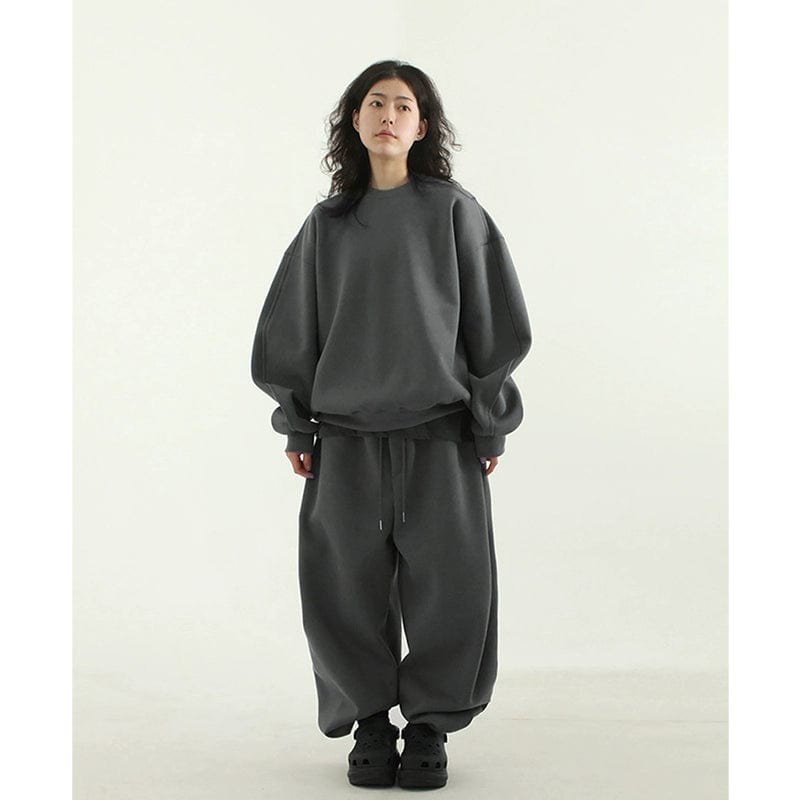RT No. 11238 OVERSIZE SWEATER & SWEATPANTS – REALTAKAI RT No. 11238 OVERSIZE SWEATER & SWEATPANTS – REALTAKAI