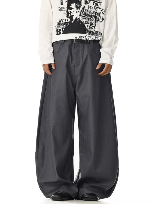 RT No. 32701 WIDE STRAIGHT SLACK PANTS