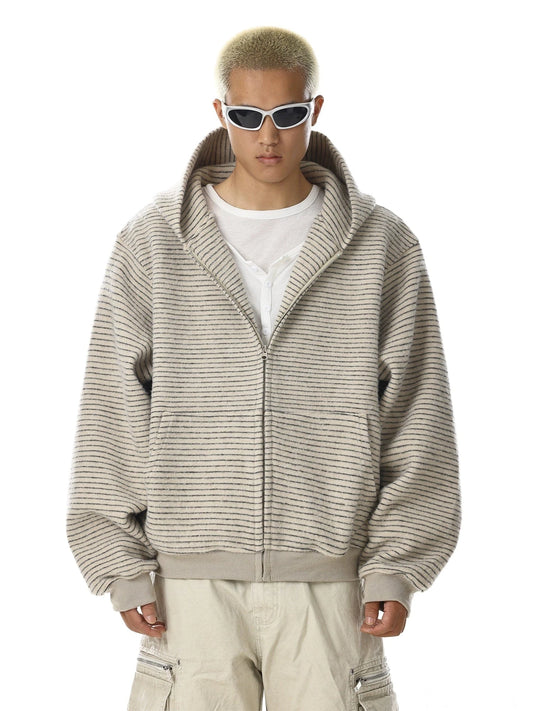 RT No. 32730 STRIPED ZIP HOODIE