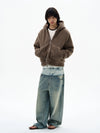 RT No. 32506 WOOLEN ZIP HOODIE JACKET
