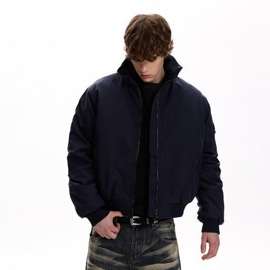 RT No. 50423 SILHOUETTE ZIPPER BOMBER JACKET