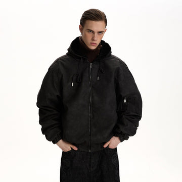 RT No. 58011 KAZE LEATHER ZIPPER JACKET