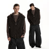 RT No. 59066 KNITWEAR HOODED ZIPPER SWEATER VEST