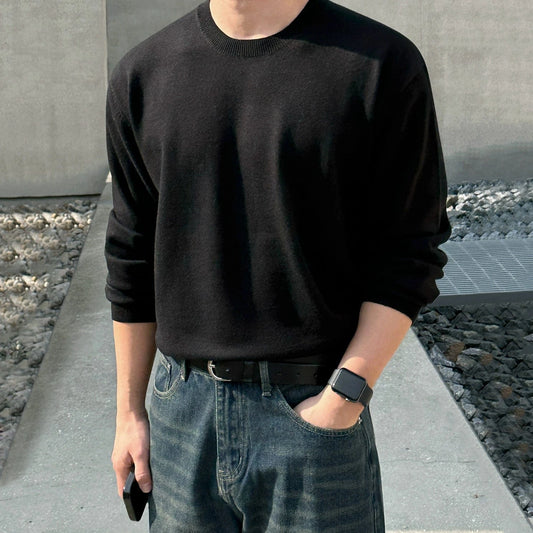 RT No. 32056 KNIT SOLID SWEATER