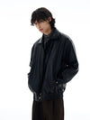 RT No. 32103 RODEO LEATHER ZIP JACKET