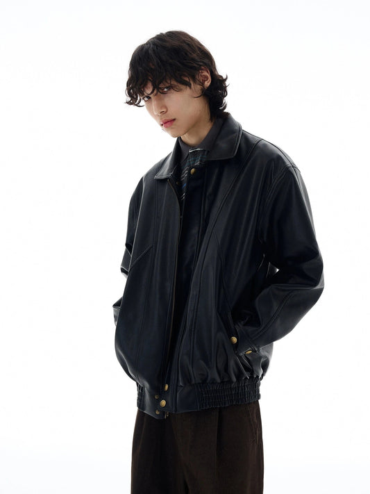 RT No. 32103 RODEO LEATHER ZIP JACKET