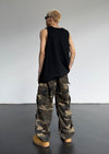 RT No. 9803 CAMO CARGO PANTS