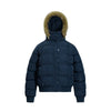 RT No. 32515 FUR HOODED PUFFER JACKET