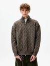 RT No. 50280 KNITWEAR TWIST COLLAR SWEATER