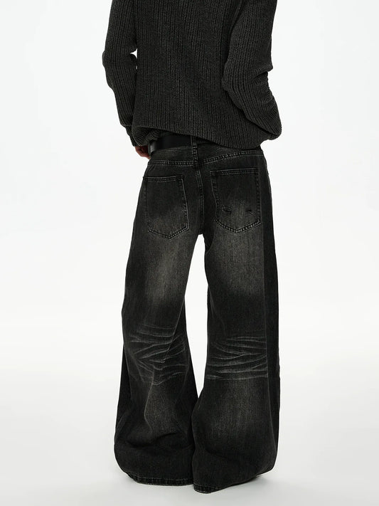 RT No. 50005 WHISKER WASH DENIM JEANS