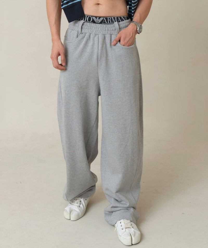 RT No. 11988 WIDE BAGGY SWEATPANTS