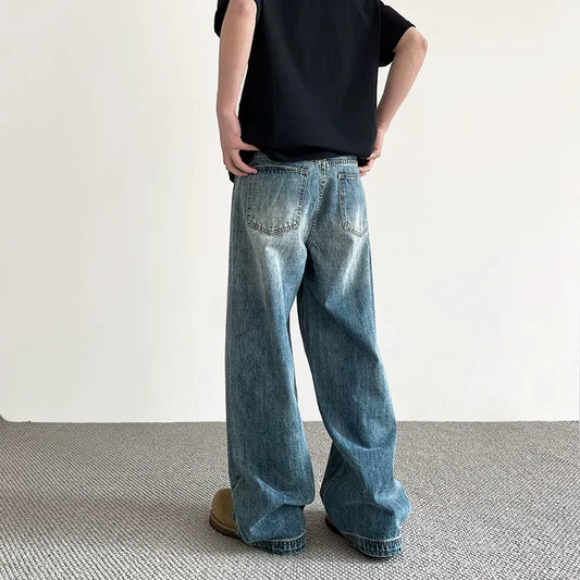 RT No. 40827 BAGGY STRAIGHT DENIM JEANS