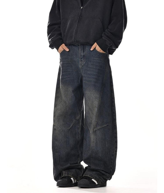 RT No. 12050 BLUE SCIMITAR STRAIGHT DENIM JEANS