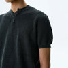 RT No. 42003 KNITWEAR HENLEY COLLAR SHORT SLEEVE