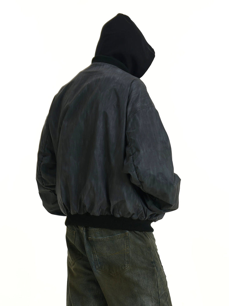 RT No. 11431 TWO PIECE HOODED MOTORCYCLE BOMBER JK