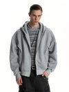 RT No. 59060 RECONSTRUCTED ZIPPER BOXY HOODIE