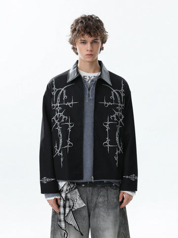 RT No. 50315 GOTHIC MINIMALISM ZIPPER JACKET