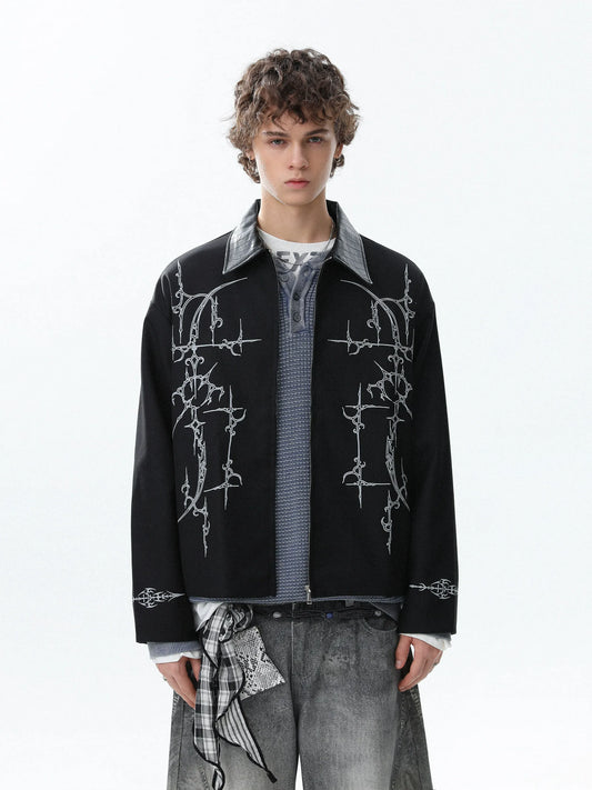 RT No. 50315 GOTHIC MINIMALISM ZIPPER JACKET