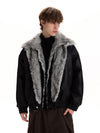 RT No. 58032 WOLF DOUBLE COLLAR JACKET