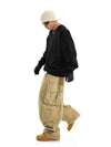 RT No. 11276 WIDE STRAIGHT BAGGY CARGO PANTS