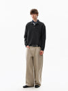 RT No. 50504 KNITWEAR POLO COLLAR SWEATER
