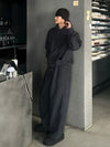 RT No. 48008 PULLOVER HOODIE & PLEATED SWEATPANTS