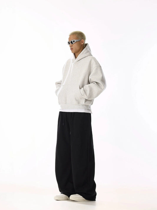 RT No. 19819 BLACK BAGGY STRAIGHT SWEATPANTS