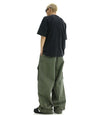 RT No. 11409 GREEN RECONSTRUCTED BAGGY CARGO JEANS