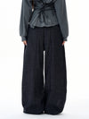 RT No. 32106 PLEATED BAGGY SUIT PANTS