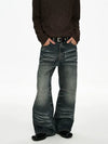 RT No. 50024 WHISKER WASH DENIM JEANS