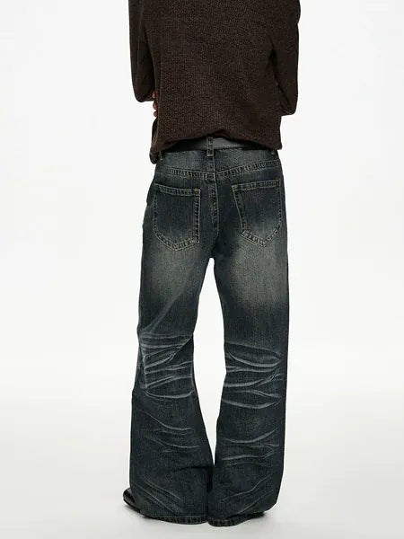 RT No. 50024 WHISKER WASH DENIM JEANS