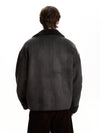 RT No. 59036 SUEDE SHEARLING JACKET