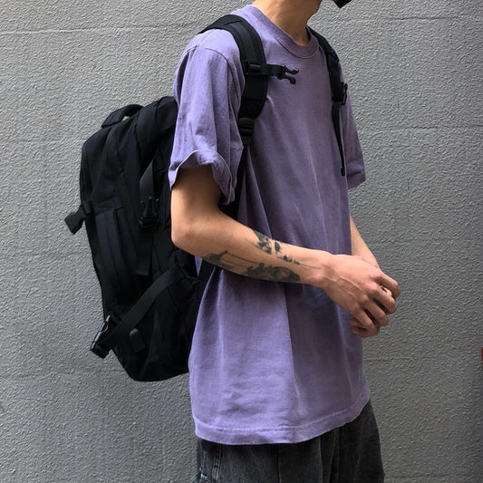 RT No. 9729 PURPLE WASHED T-SHIRT