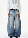 RT No. 32821 RECONSTRUCTED WASHED SCIMITAR JEANS