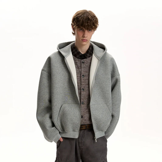 RT No. 40612 OKANE SILHOUETTE ZIPPER SWEATER