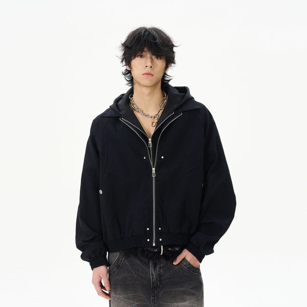 RT No. 12219 TWO PIECE ZIP-UP HOODED JACKET – REALTAKAI