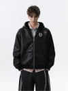 RT No. 50212 MATTE PATCH EMBROIDERY HOODIE