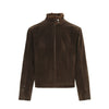 RT No. 40705 KAZE SUEDE COLLAR FUR JACKET