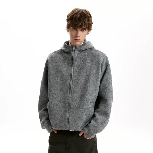 RT No. 40609 OKANE KNITWEAR ZIPPER HOODIE