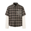 RT No. 50223 TWO PIECE PLAID SHIRT LONGSLEEVE