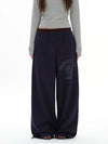 RT No. 31022 GRAPHIC BAGGY STRAIGHT SWEATPANTS
