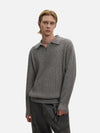 RT No. 50120 KNITWEAR WAFFLE V-NECK SWEATER