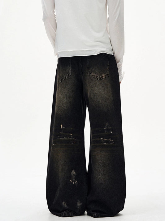 RT No. 32807 CHARCOAL DISTRESSED DENIM JACKET