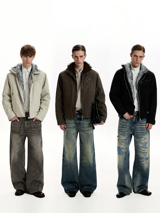 RT No. 45031 WOLF STAND COLLAR JACKET