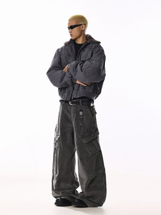 RT No. 58044 CORDUROY SCIMITAR CARGO PANTS