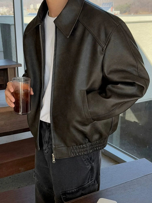 RT No. 32051 MAINICHI LEATHER JACKET